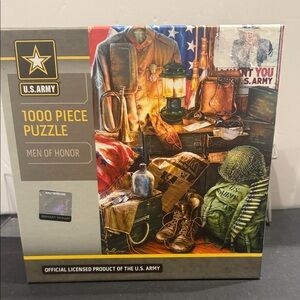 U.S. ARMY MEN OF HONOR 1000 PIECE jigsaw Puzzle Master Pieces SALE🔴3/$25!